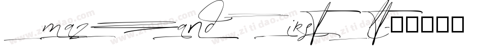 AmazHand First Alt字体转换
